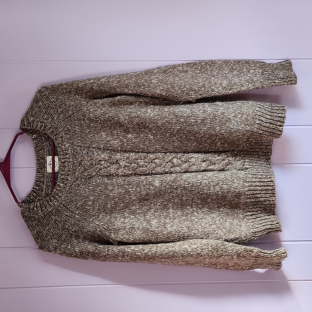 St. John's Bay Tan sweater.